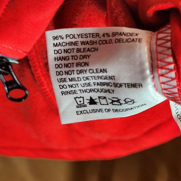 Clique Stallion Sleeveless Full Zip Vest Red 5XL Pockets - Picture 3 of 12